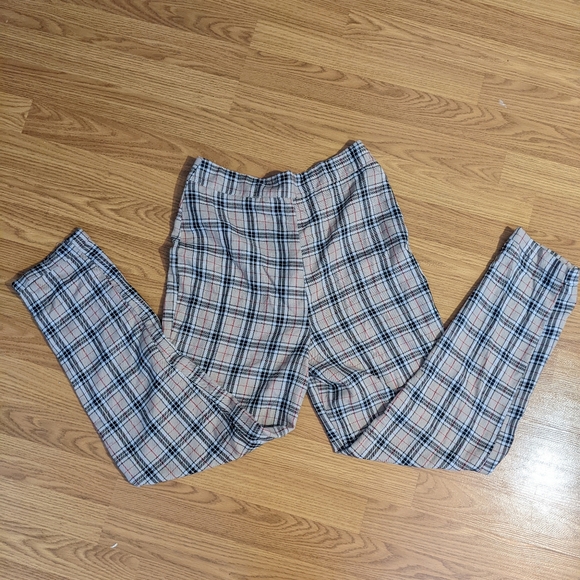 Checkered high waist pants - Picture 3 of 3
